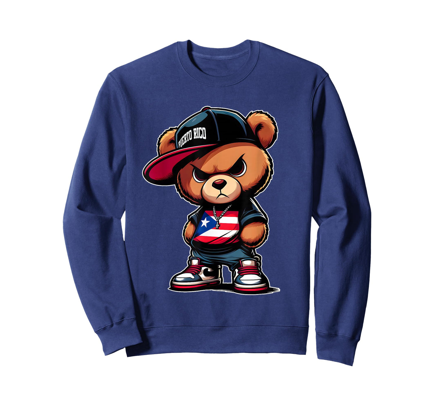 Cute Teddy Bear Puerto Rico Flag Shirt Boricua Puerto Rican T-Shirt