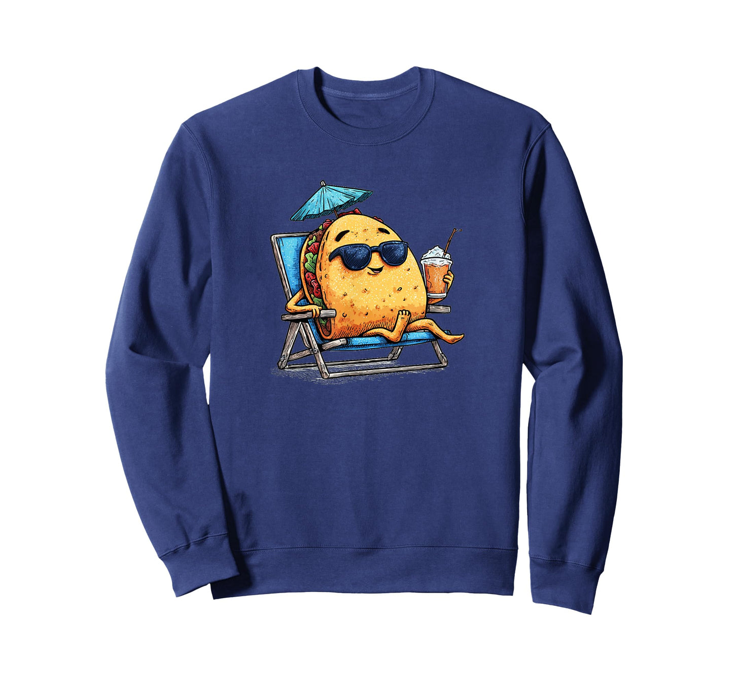 Nice Taco Look with Sunglasses for Holiday and Vacation Fans T-Shirt