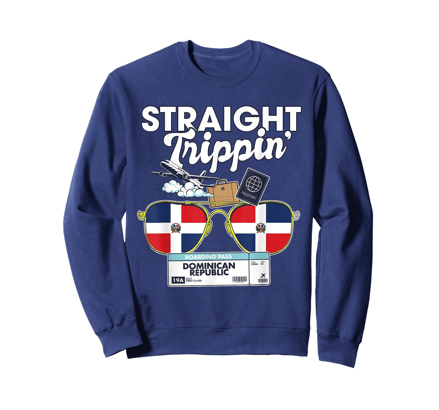 Straight Trippin' Dominican Republic Vacation Tour Travel T-Shirt