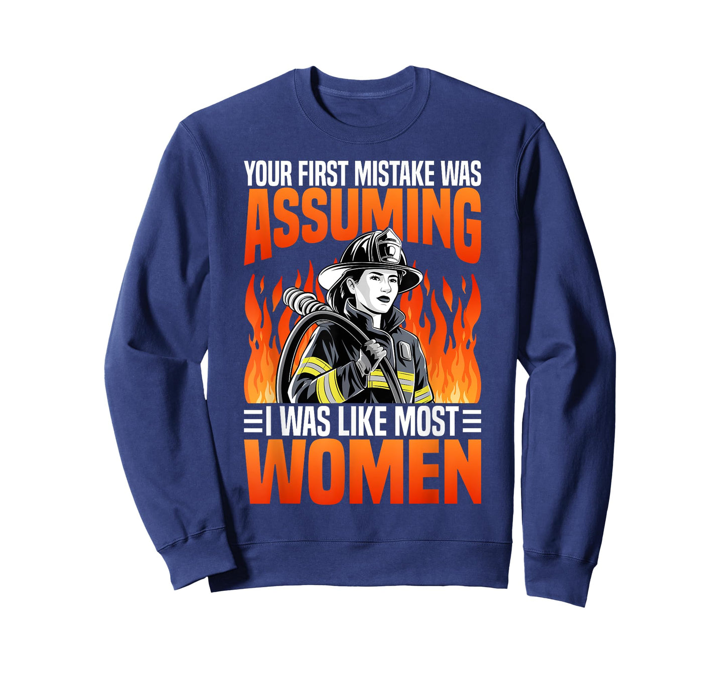 Funny Firefighter Shirt For Women Girls Fire Fighter T-Shirt