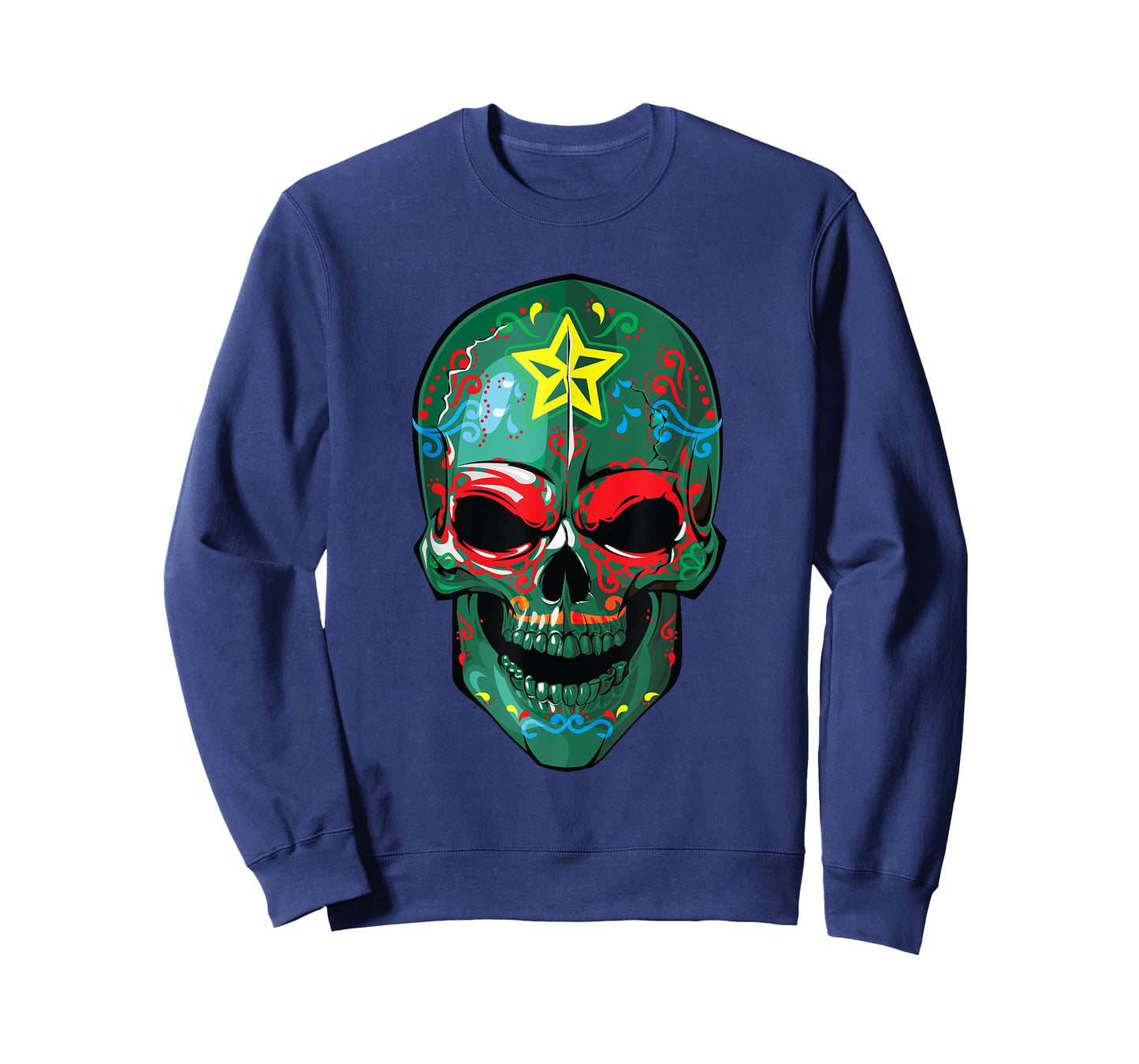 Veteran Sugar Skull Army Soldier Halloween Military Gifts T-Shirt