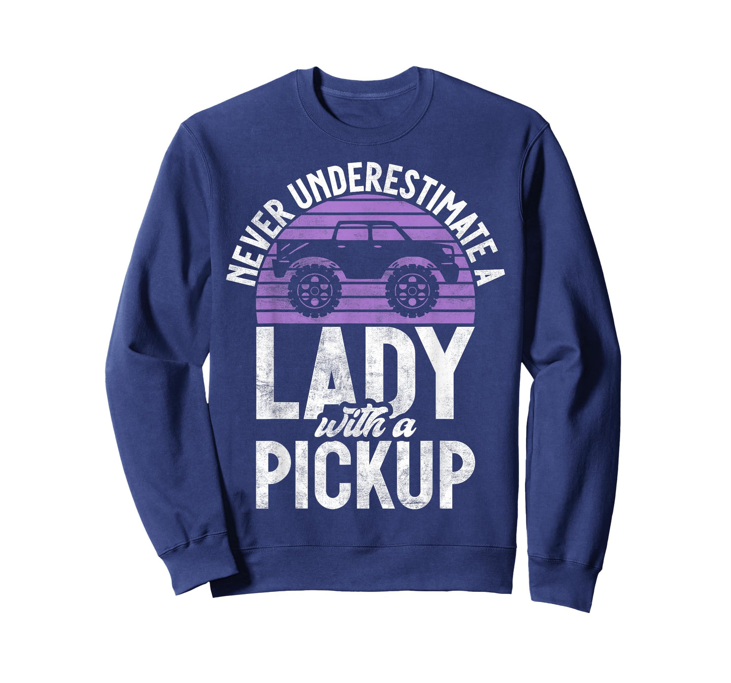 Never underestimate a Lady with a Pickup Truck T-Shirt