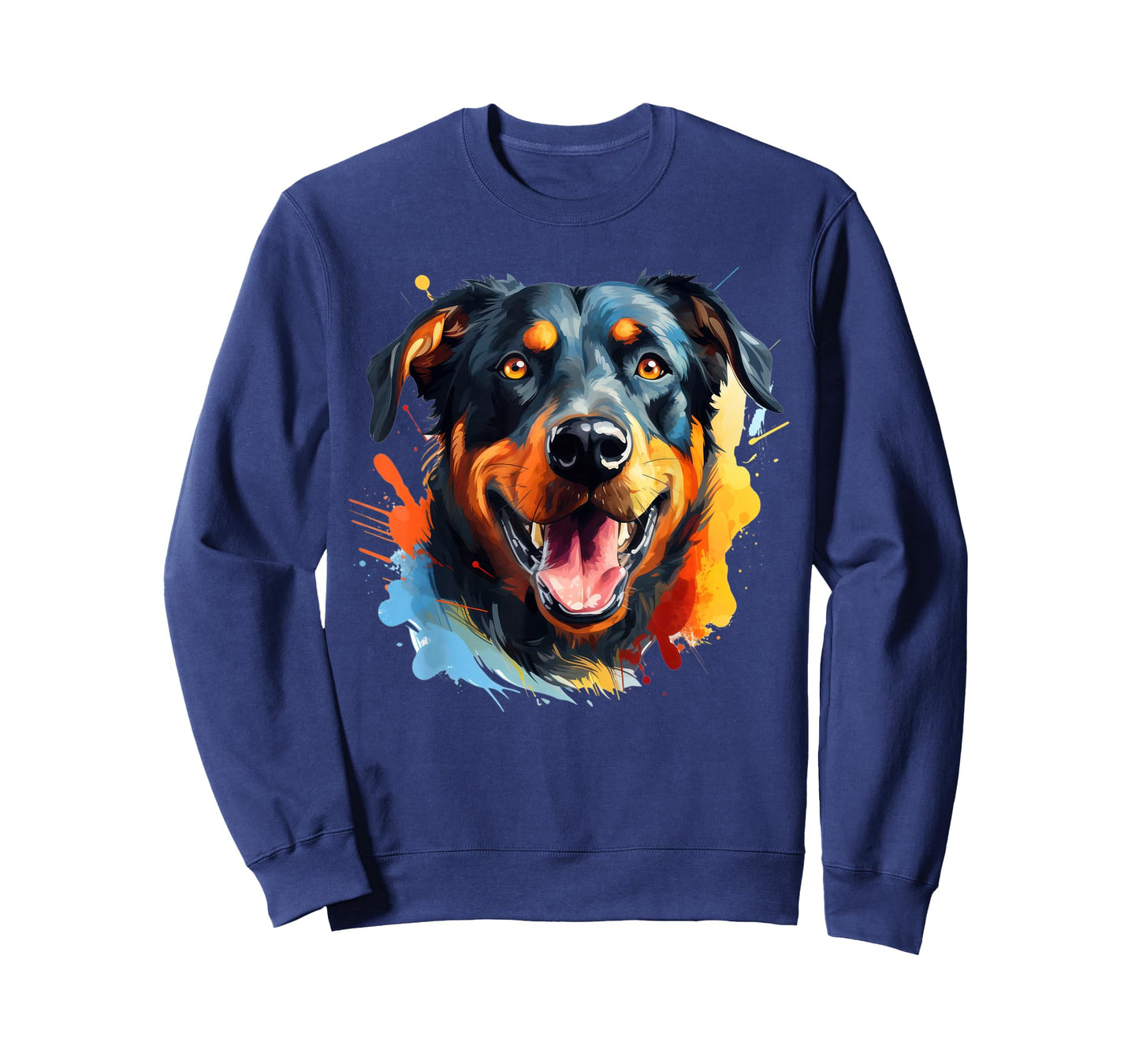 Beauceron Portrait Colour Artwork T-Shirt