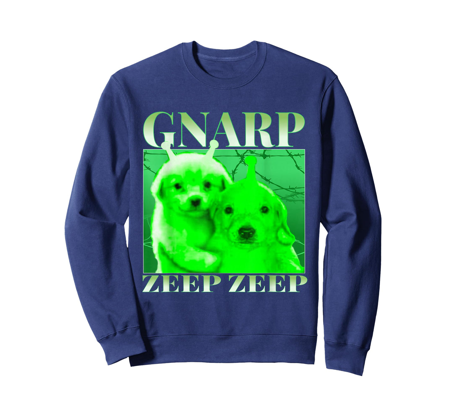 Glerp Glorp Funny Alien Dog Meme Brainrot Dank Memes T-Shirt