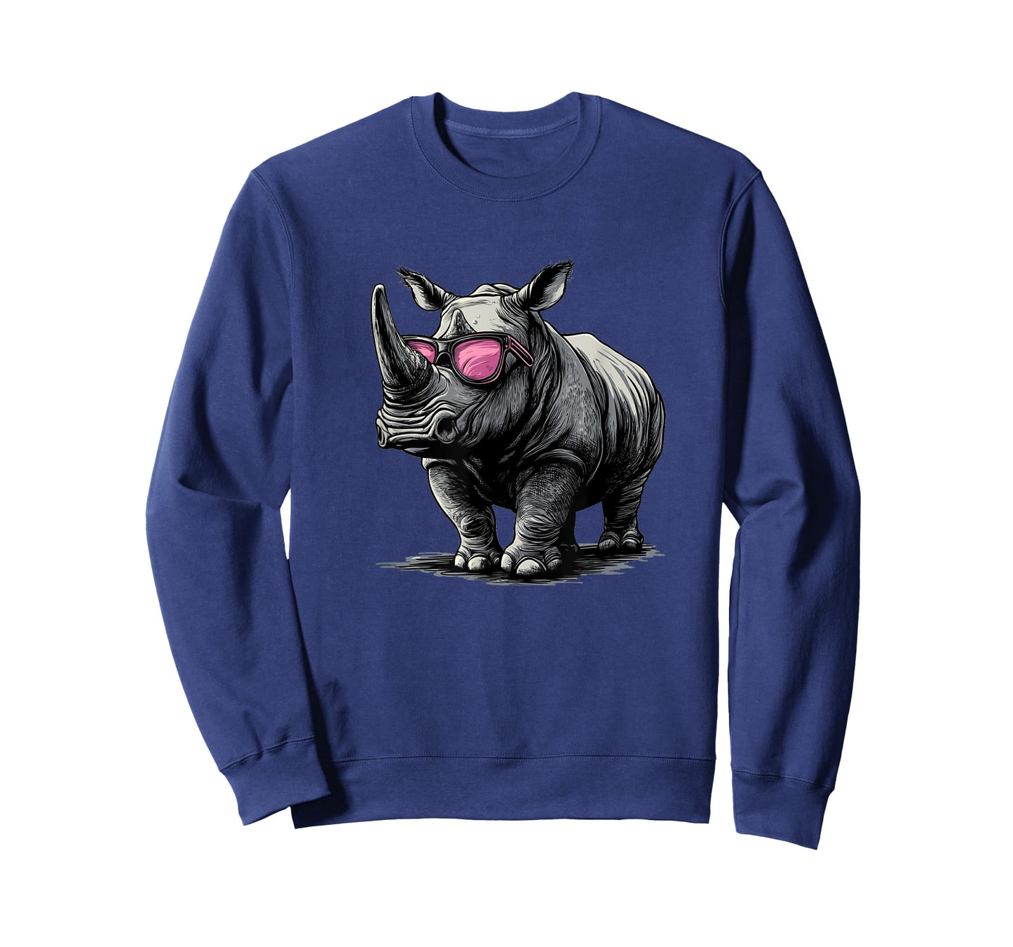 Funny Rhino Showing Off His Sunglasses for Man and Woman T-Shirt