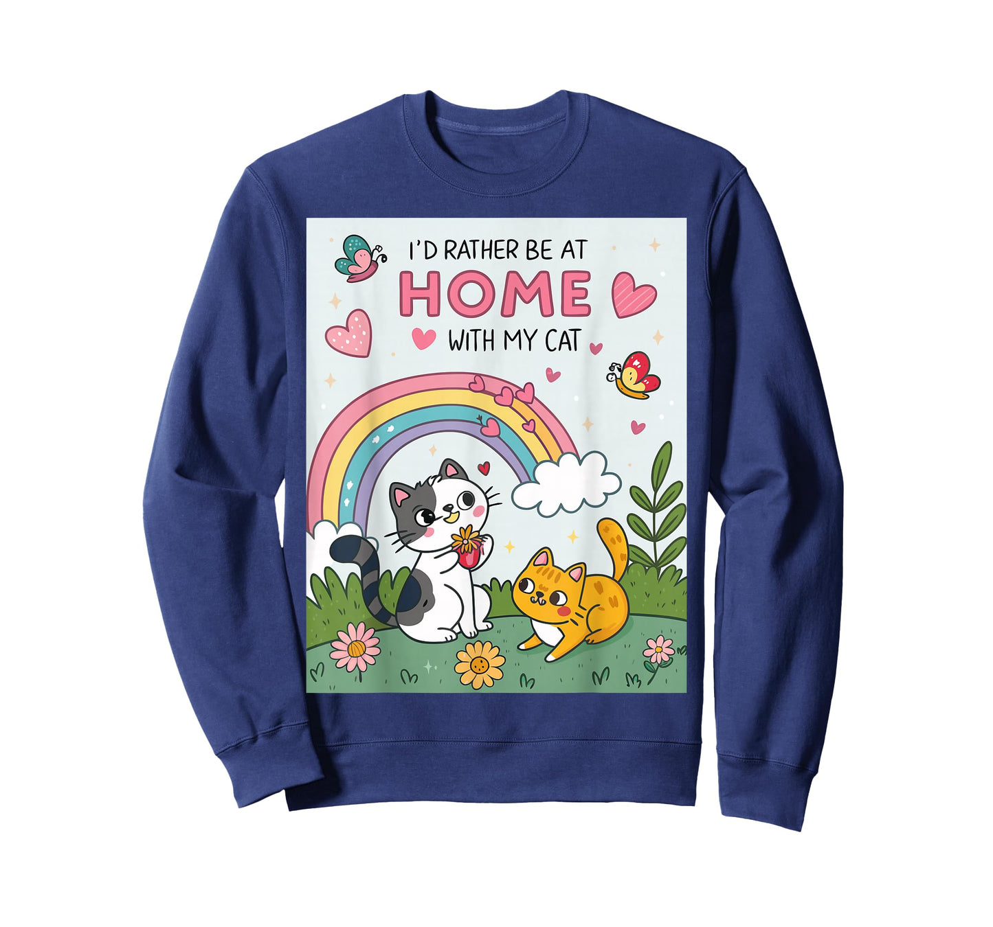 I'd Rather Be At Home With My Cat T-Shirt