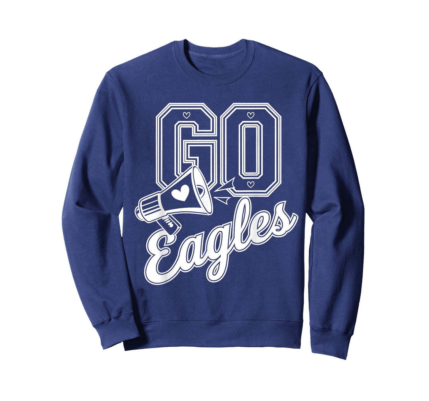 Go Cheer Eagles Design Gift for Men Women Girls Boys Kids T-Shirt