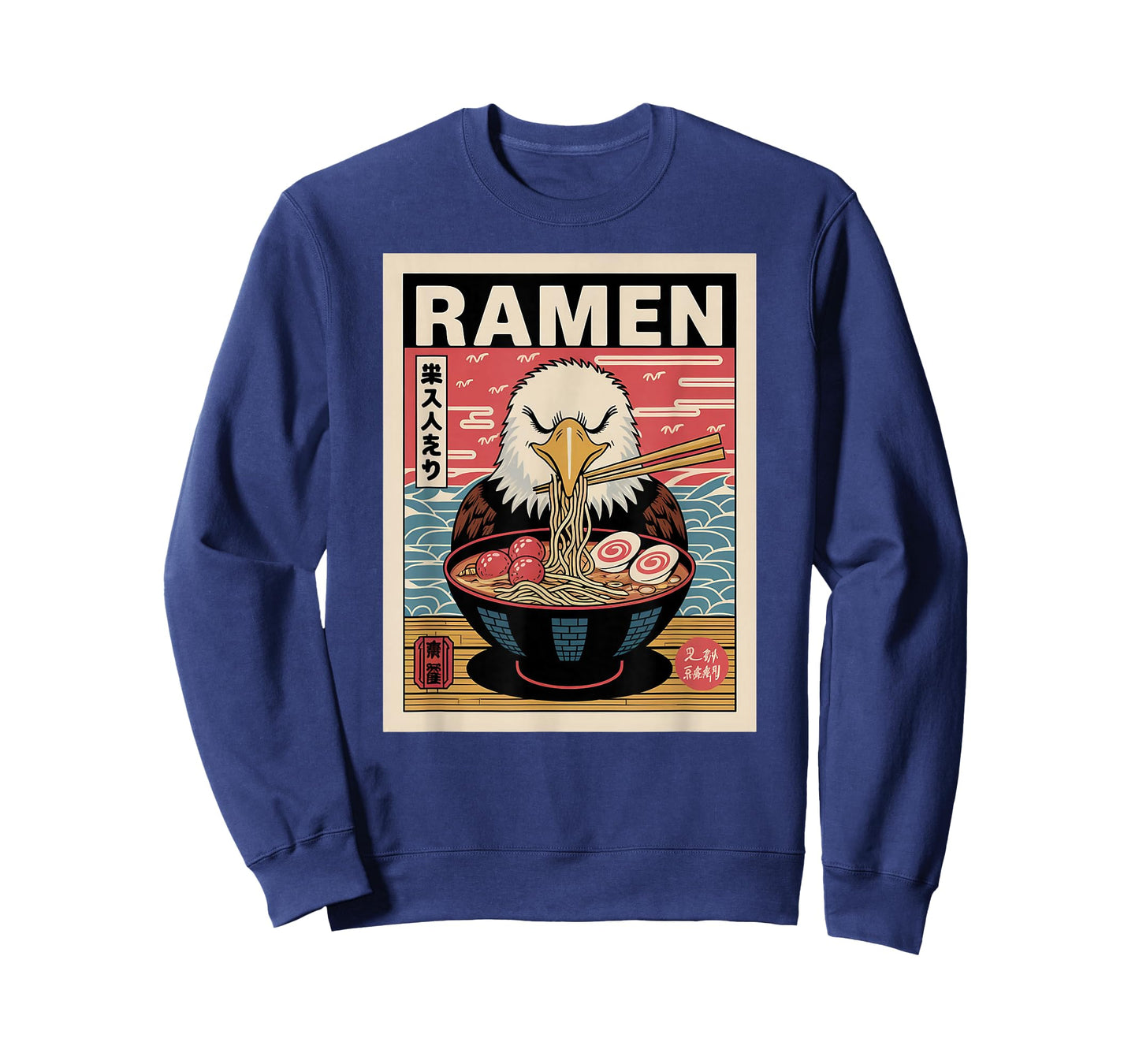 Anime Eagle Manga Kawaii Otaku Neko Japanese Ramen Eagle T-Shirt