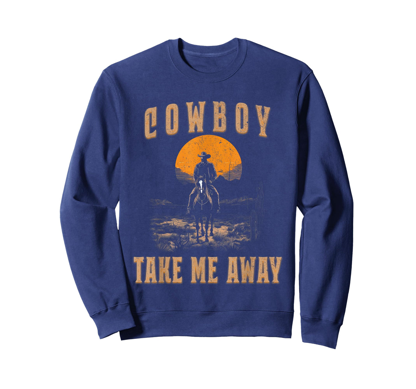 Vintage Western Life Rodeo Country Cowboy Take Me Away T-Shirt