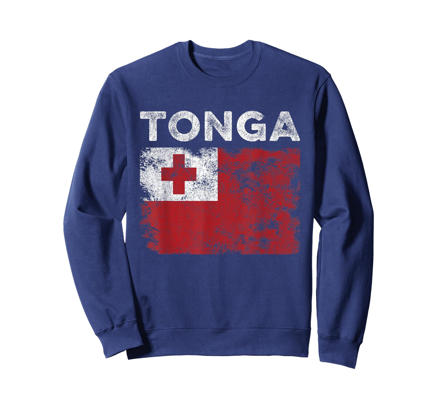 Tonga Flag Distressed - Men Women Kids - Tongan Flag T-Shirt