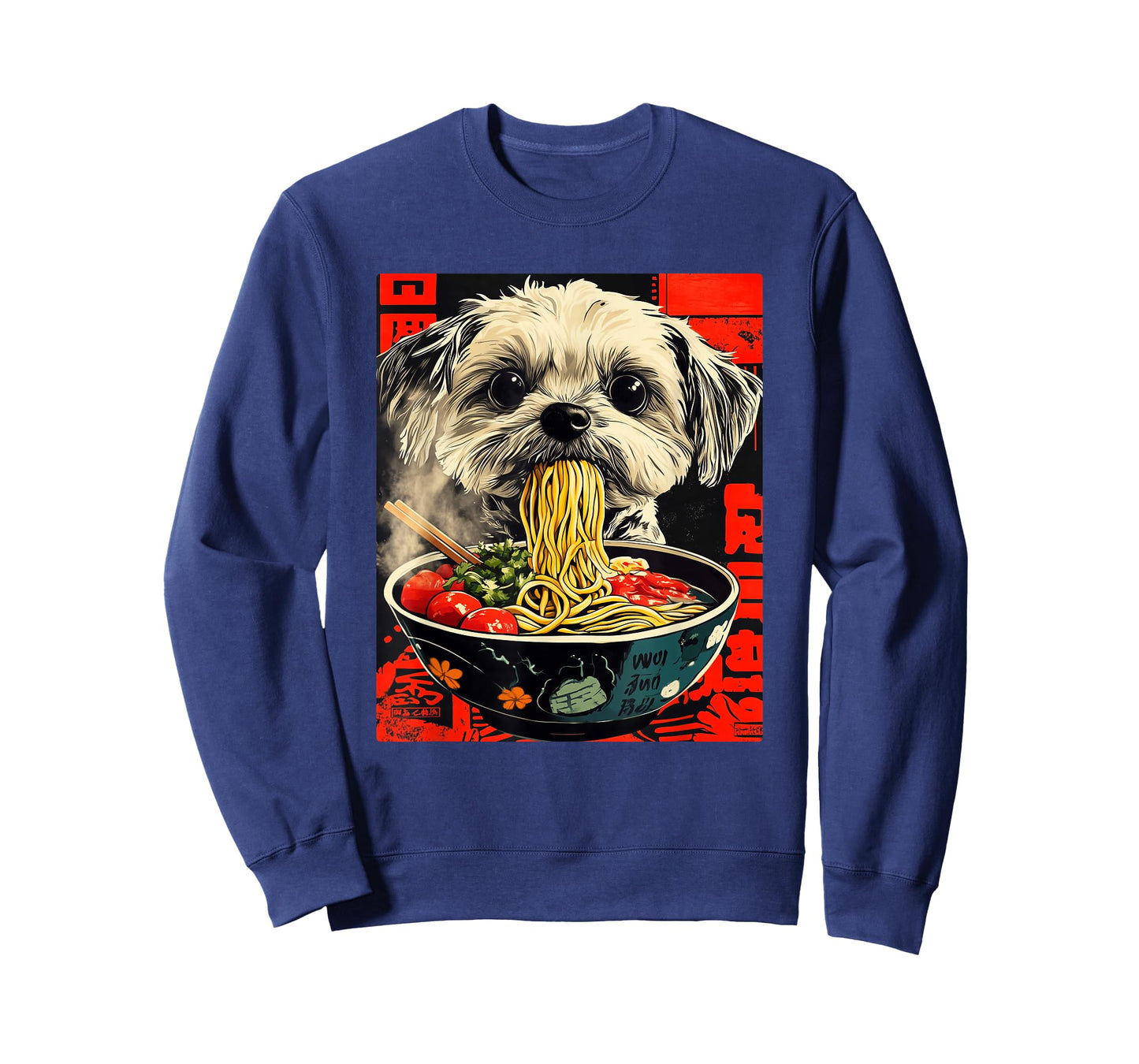 Funny Shih Tzu Ramen Japanese Kawaii Shih Tzu T-Shirt