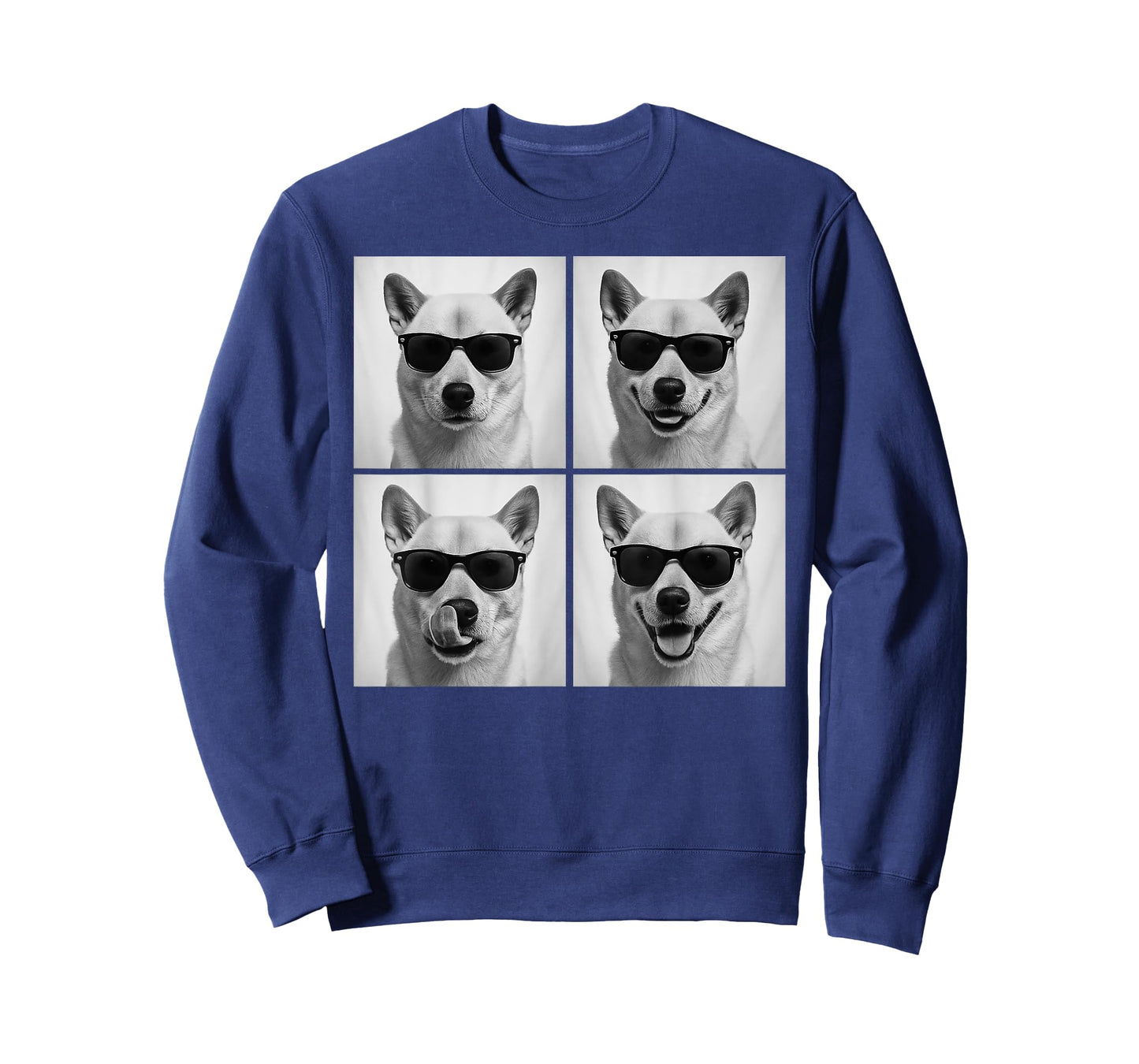 Funny Korean Jindo Dog Lover Cute Korean Jindo Photo Booth T-Shirt for Men Women Kids