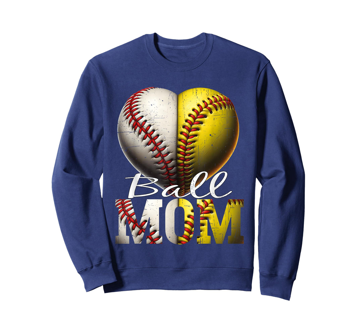 Funny Ball Mom Softball & Baseball Women Baseball Softball T-Shirt