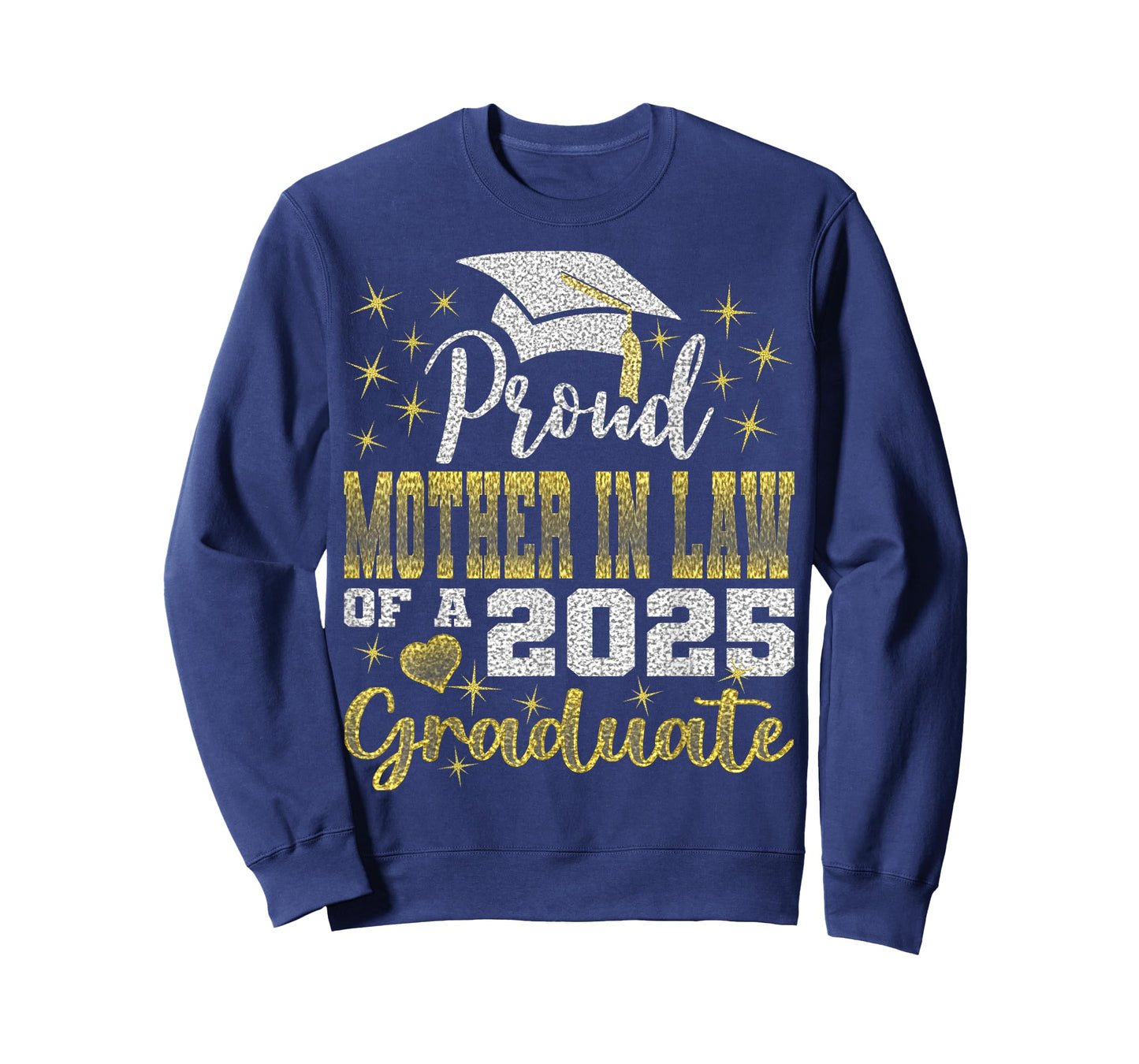 Super Proud Mother In Law of 2025 Graduate Awesome Family T-Shirt
