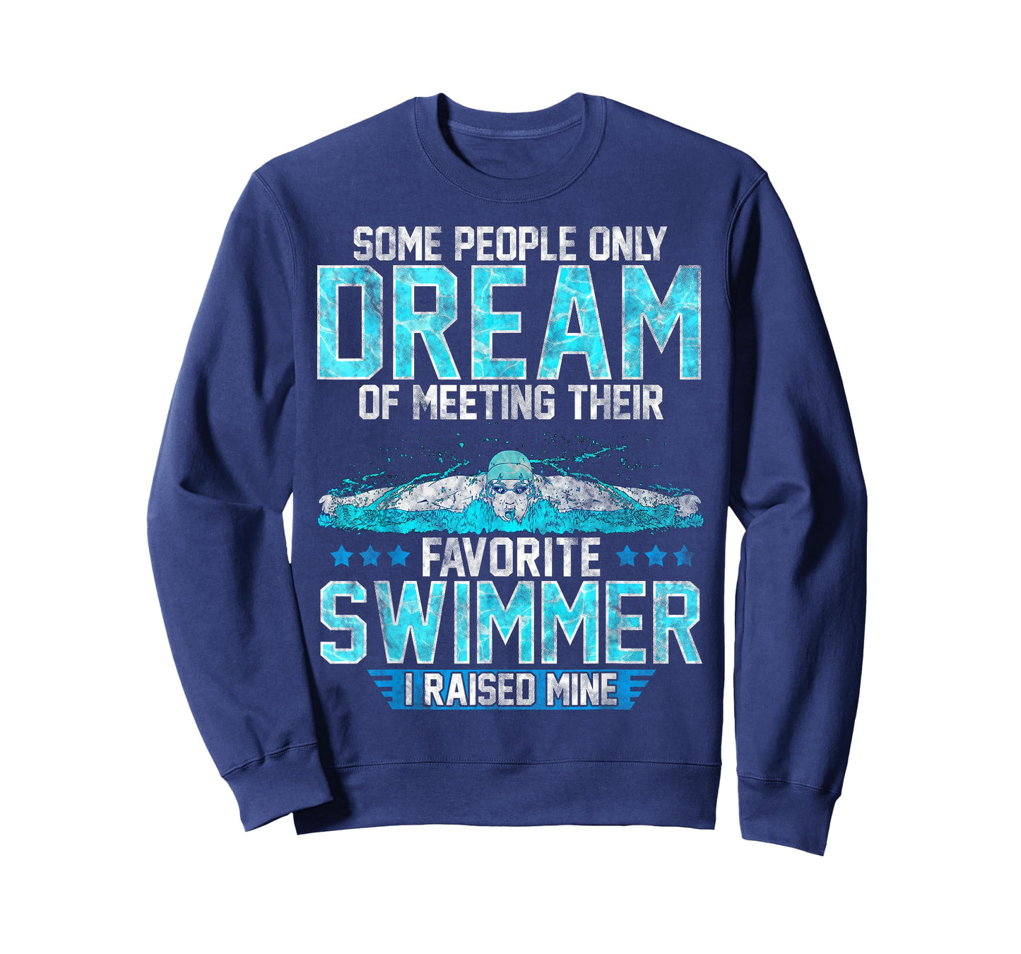 Swimming Parent Swimmer Mom Dad My Favorite Swim Meet T-Shirt