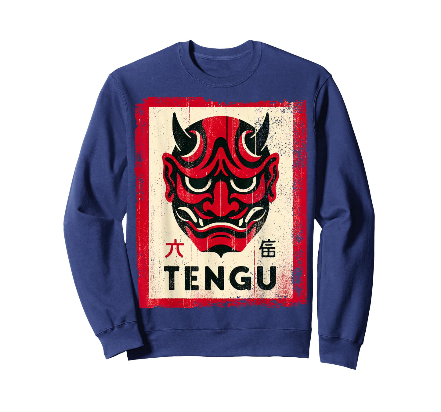 Red Tengu Mask Vintage T-Shirt