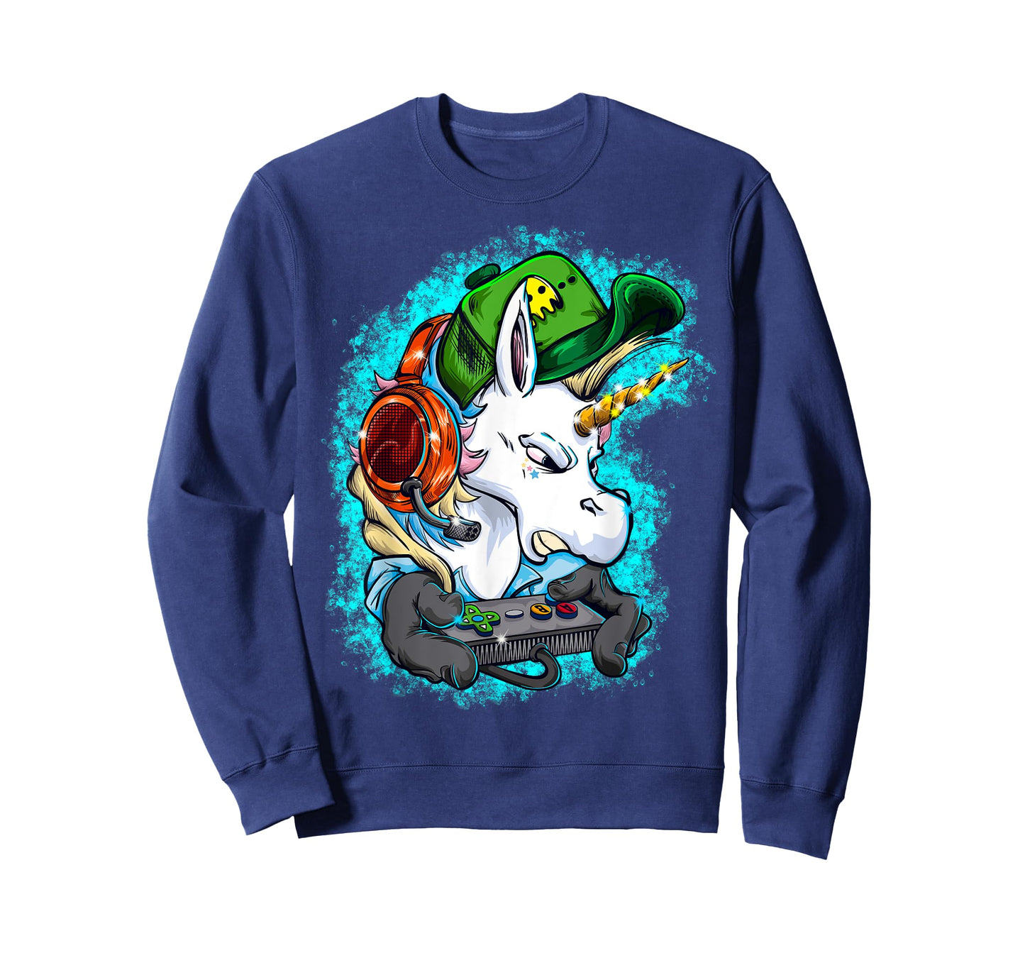 Awesome Unicorn Video Gamer Gaming T-Shirt Gift Clothes T-Shirt