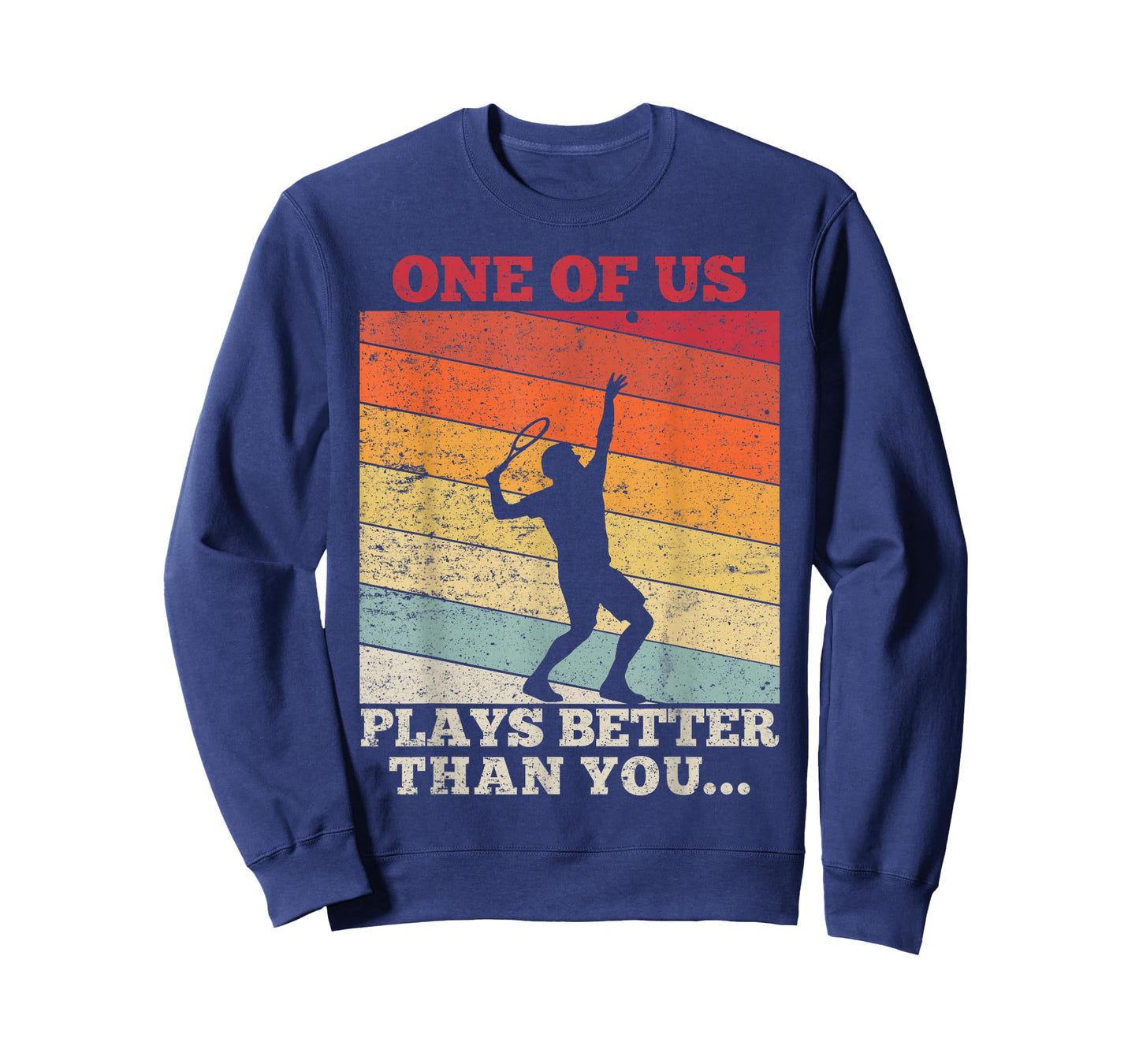 Tennis Sunset One of us plays better than you T-Shirt
