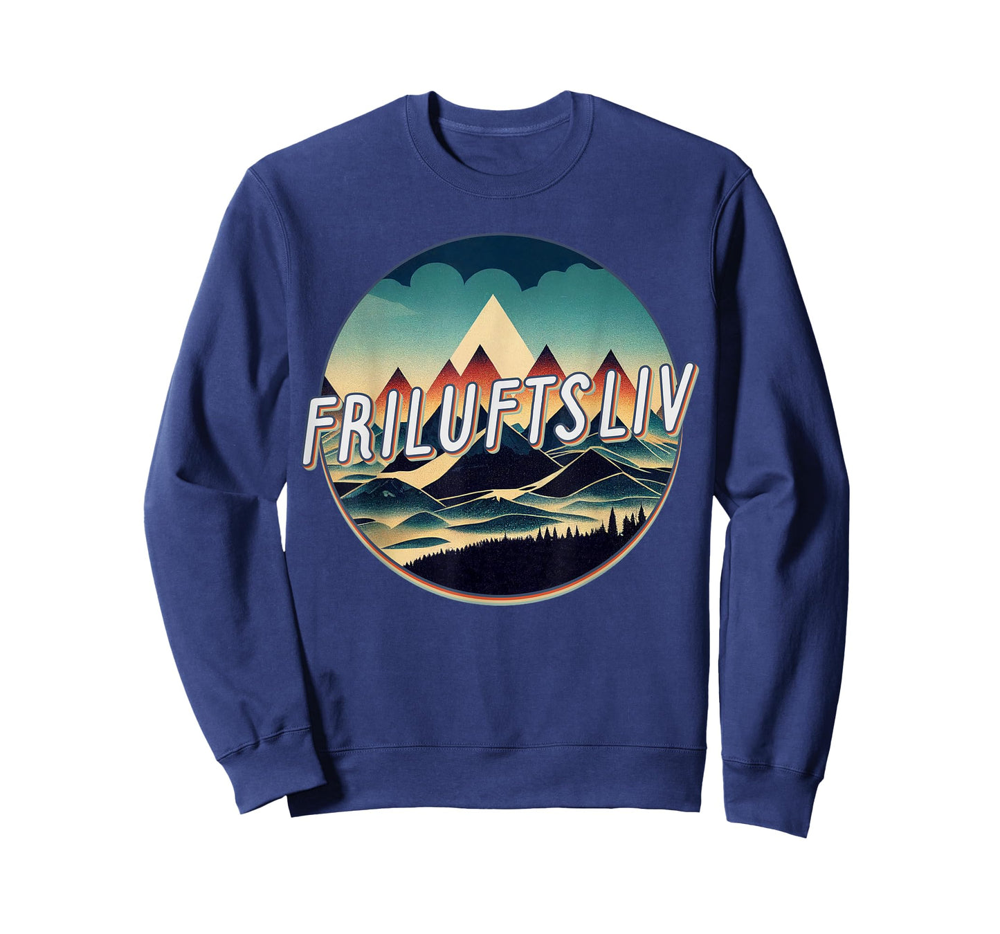 Retro Vintage Friluftsliv Love Outdoors Norwegian T-Shirt