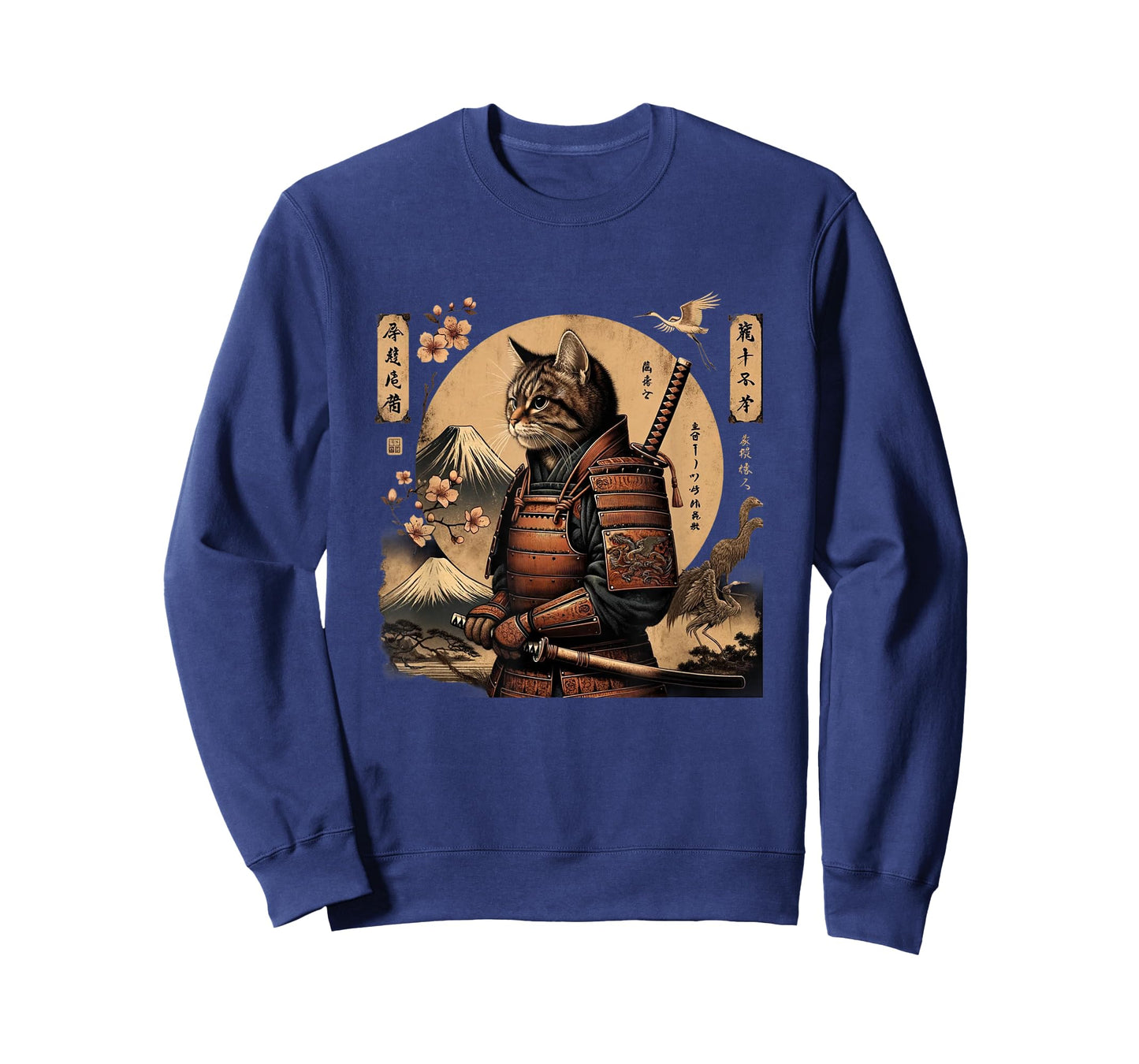 Samurai Cat Ninja Aesthetic Japanese Katana Tokyo culture Men Women Girls Kids T-Shirt