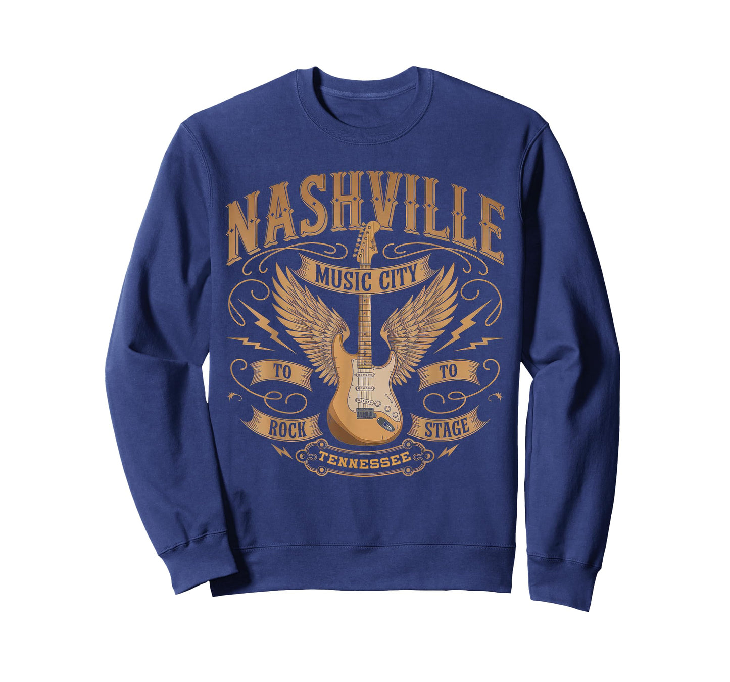 Nashville Music City Tshirt Women Men Tennessee Rock Country T-Shirt