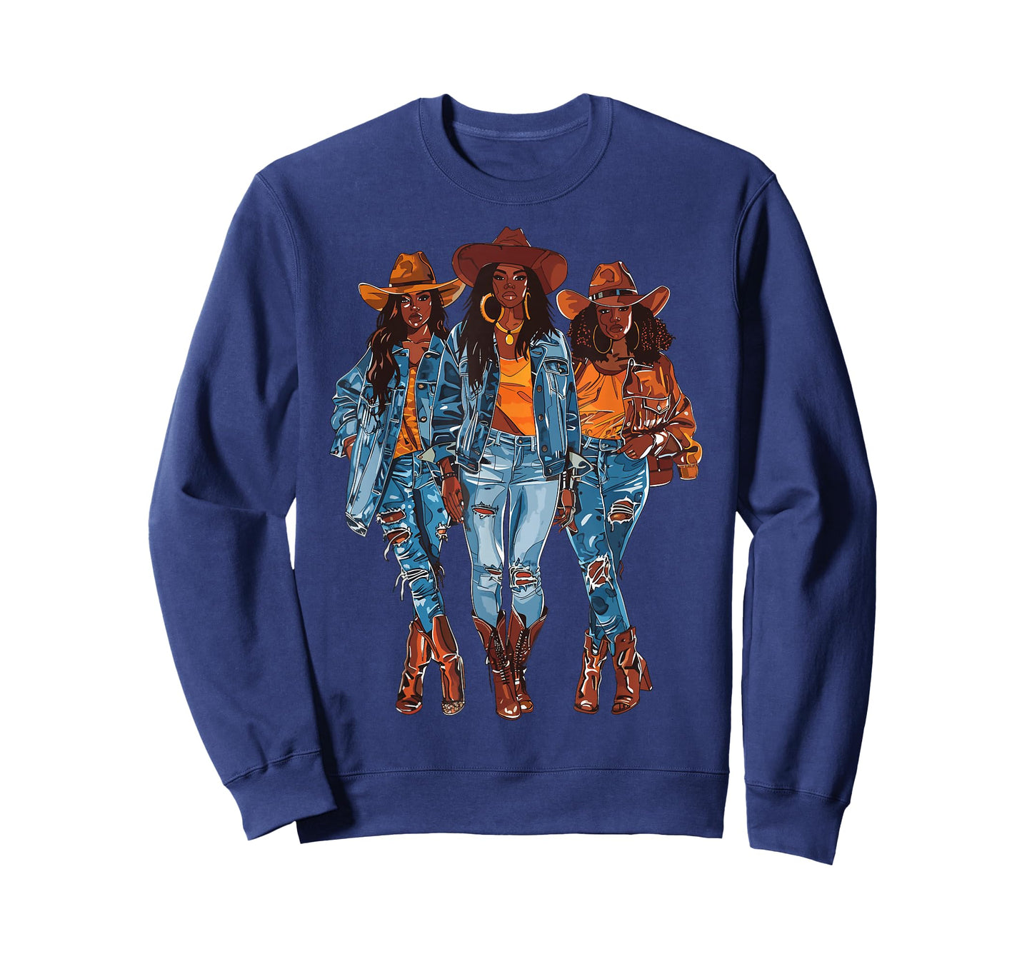 Black Cowgirl Vibes Melanin Black History Texas T-Shirt