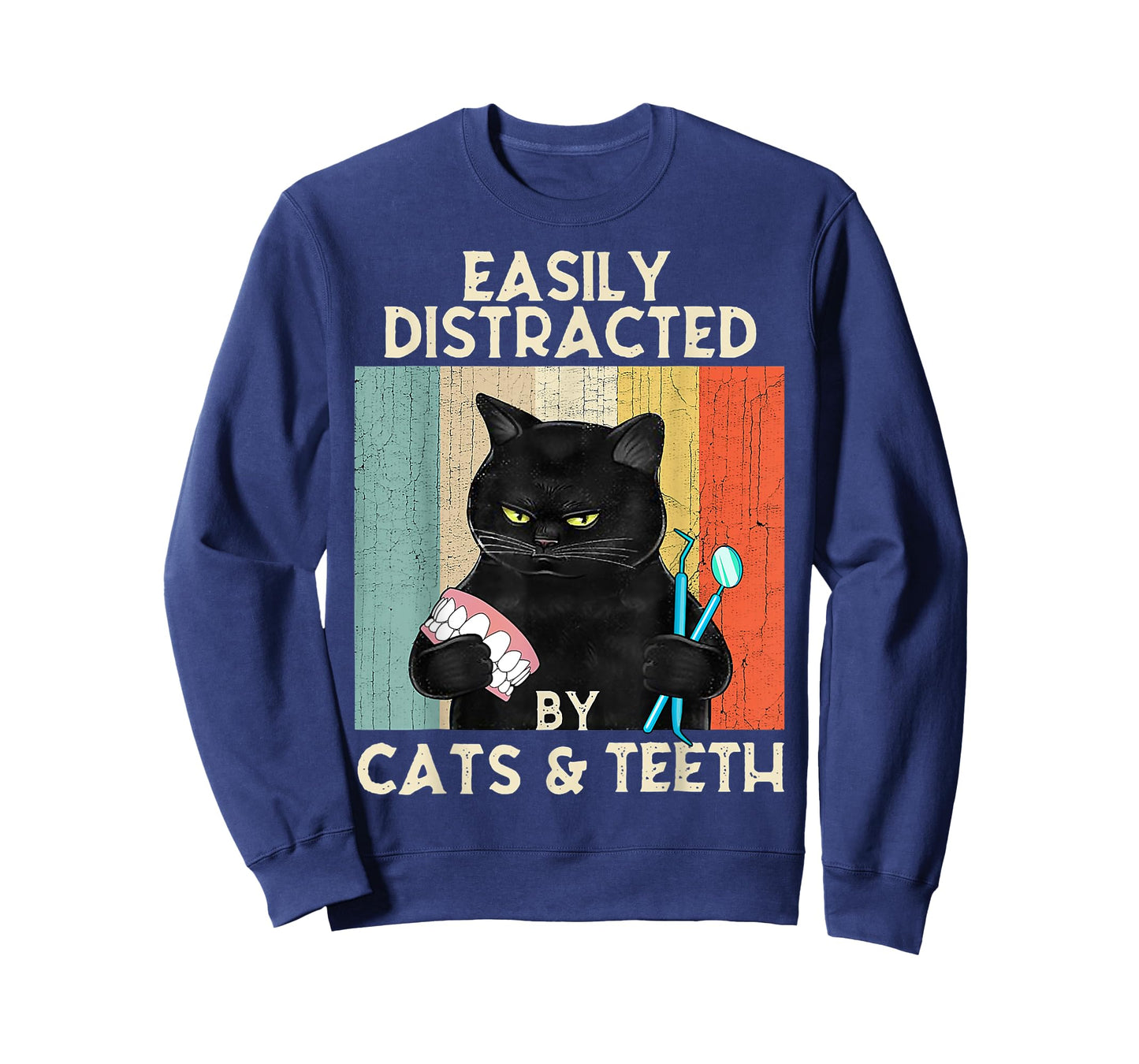 Easily Distracted By Cats and Teeth T-Shirt