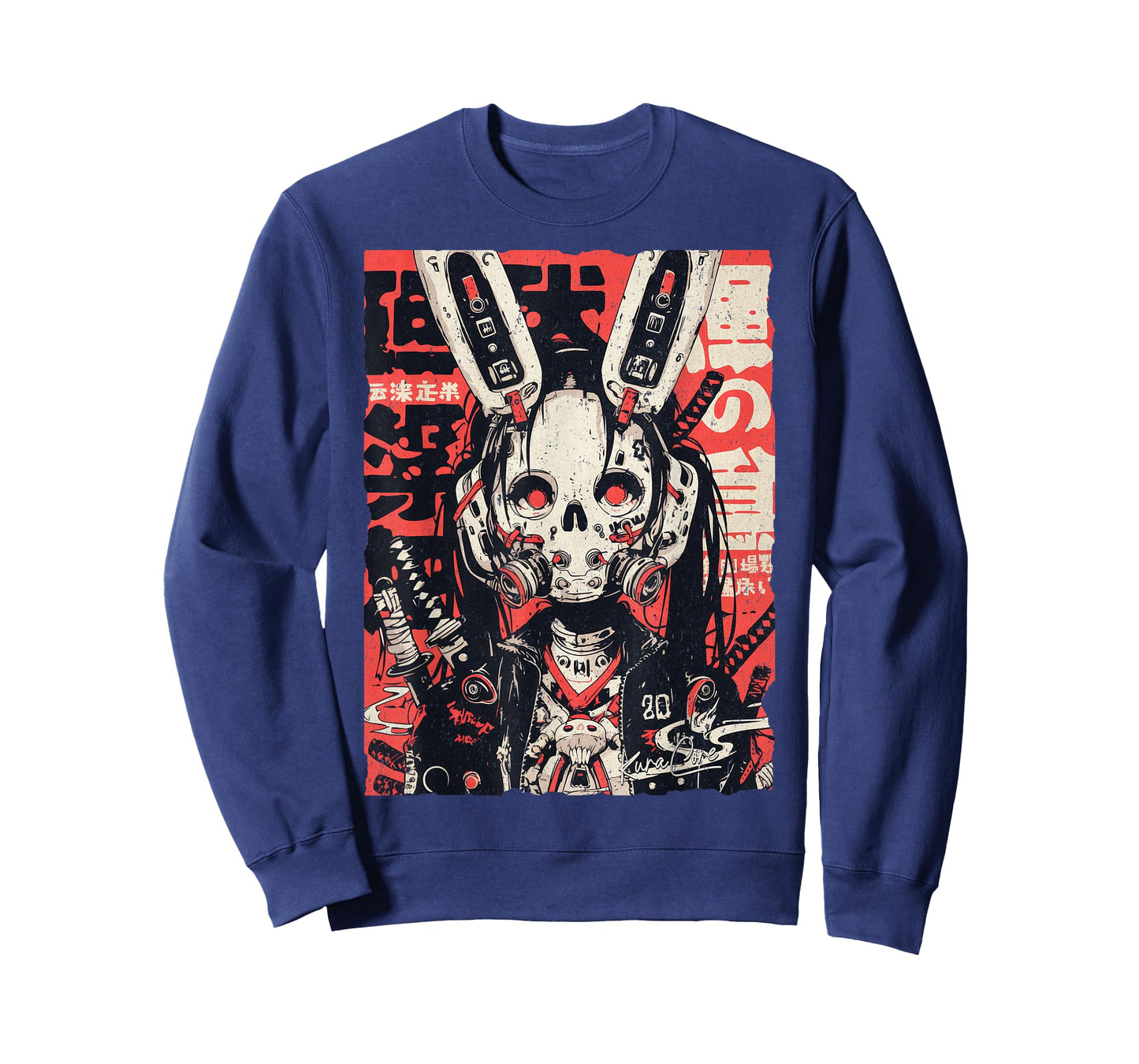 Japan Streetwear Cyberpunk Y2K Techwear Retro Manga Anime T-Shirt