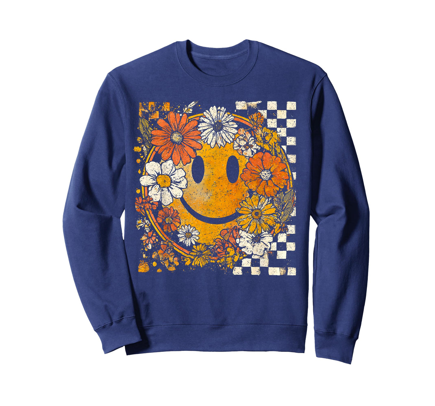 Wildflower Pumpkin Autumn Fall Leaves Thanksgiving Vintage T-Shirt