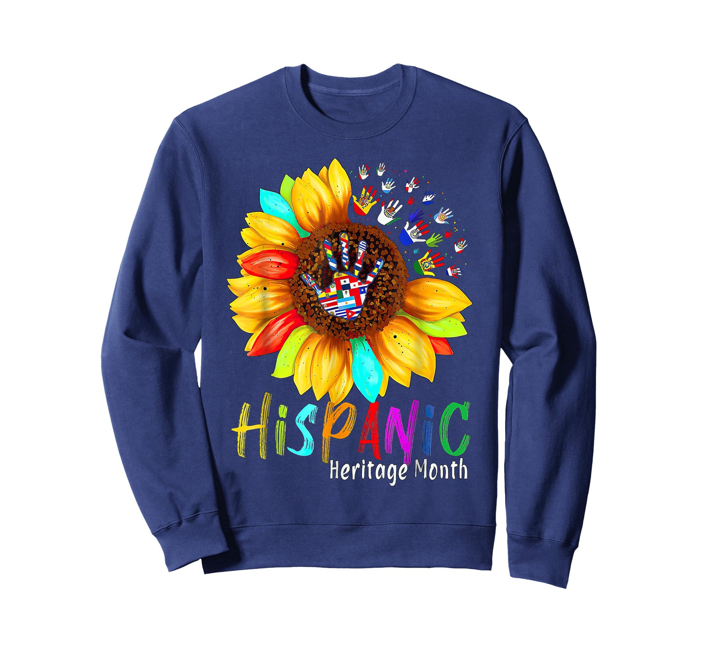Hispanic Heritage Month Sunflower All Countries T-Shirt