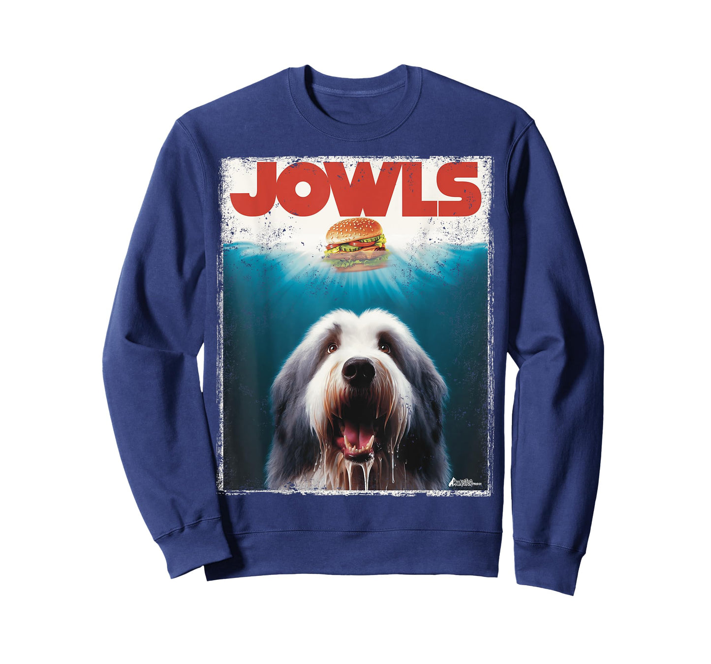 Jowls Old English Sheepdog, Paws Drooling, Dog Mom Top, Dad Men Women Kids T-Shirt