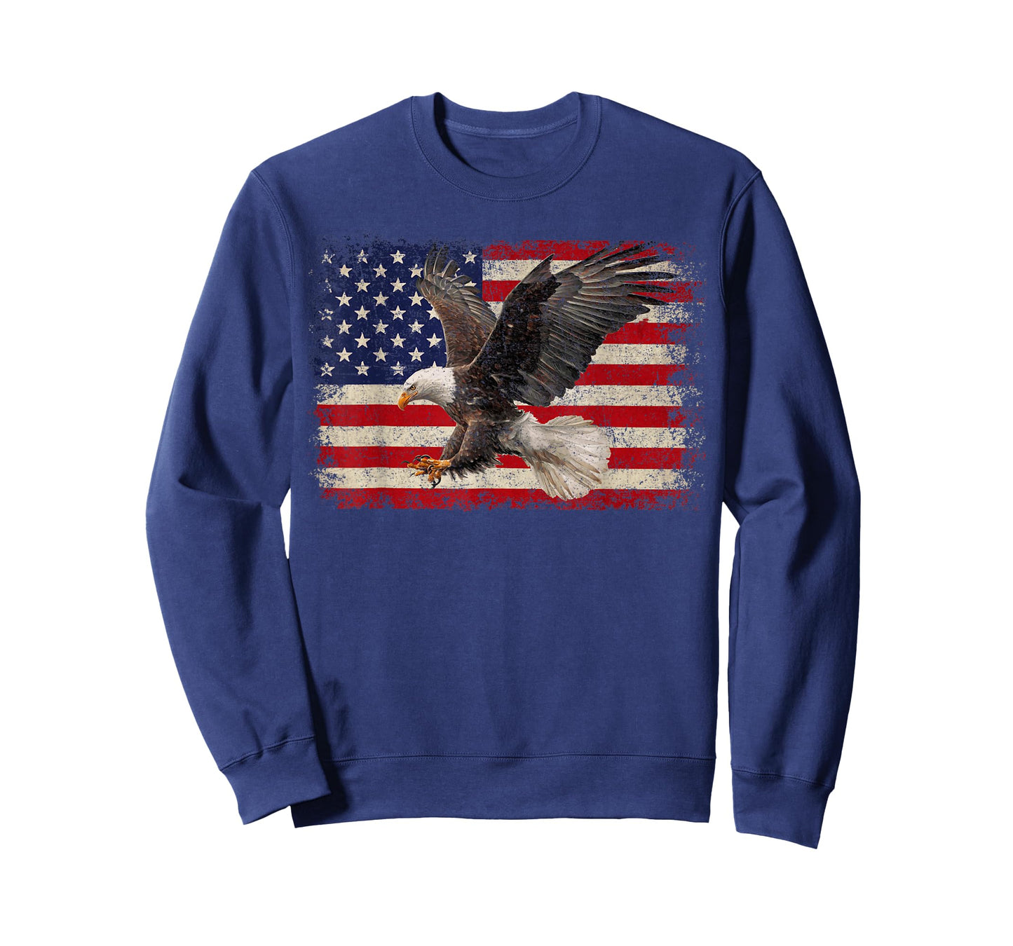 Patriotic Eagle 4th of July Men Women Kids American Flag USA T-Shirt