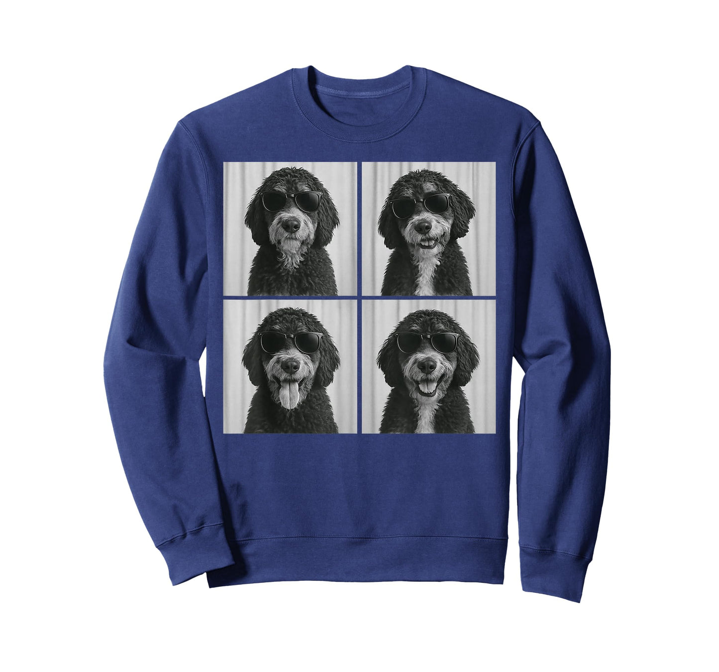 Funny Bernedoodle Lover Cute Doodle Dog Photo Booth T-Shirt
