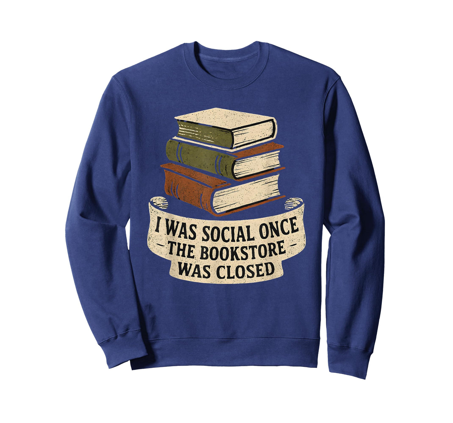 Book Lover Humor I was Social Once Closed Bookstore T-Shirt