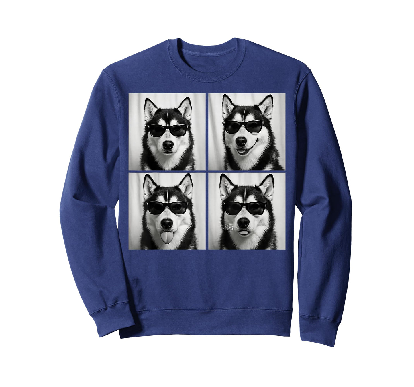 Funny Siberian Husky Lover Cute Huskies Dog Photo Booth T-Shirt