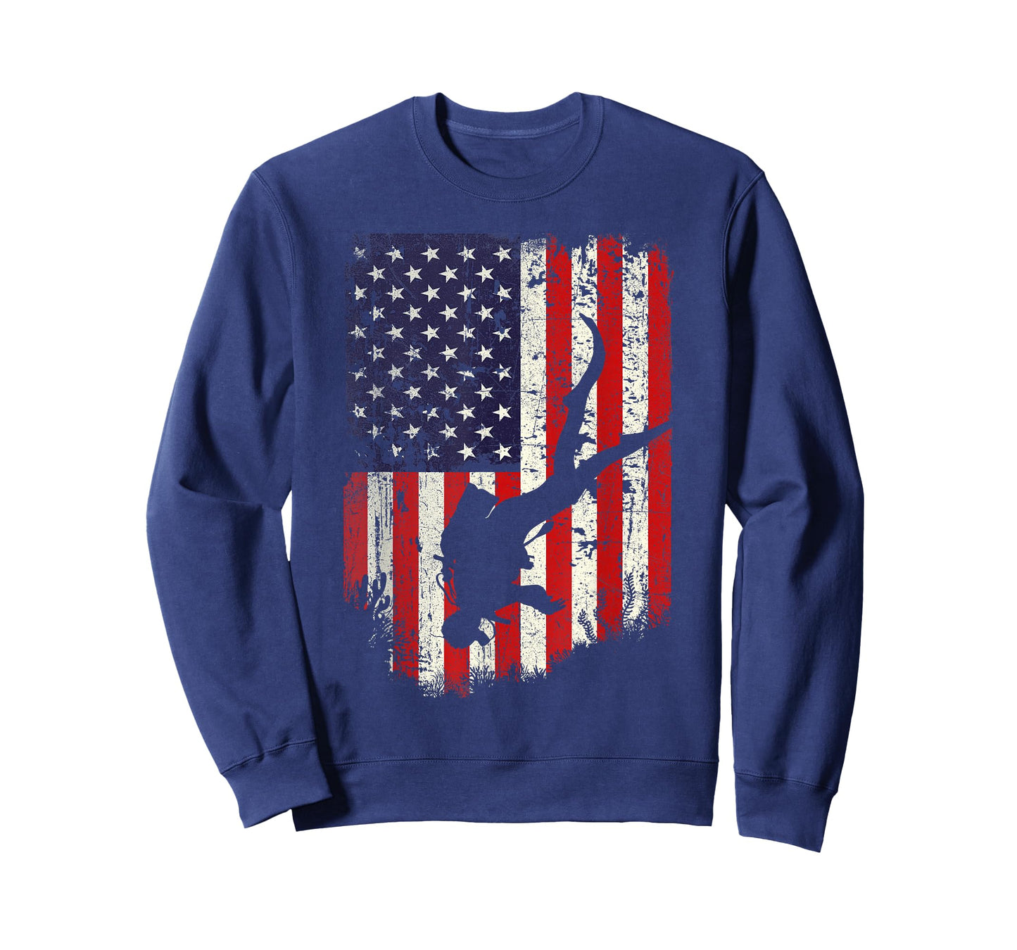 Scuba Diver - Scuba Diving American Flag T-Shirt