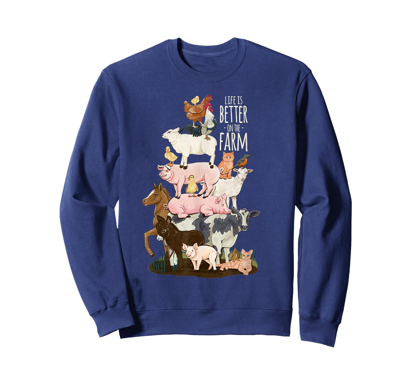 Life is better on the Farm, Cute Animals, Country Farm Girl T-Shirt