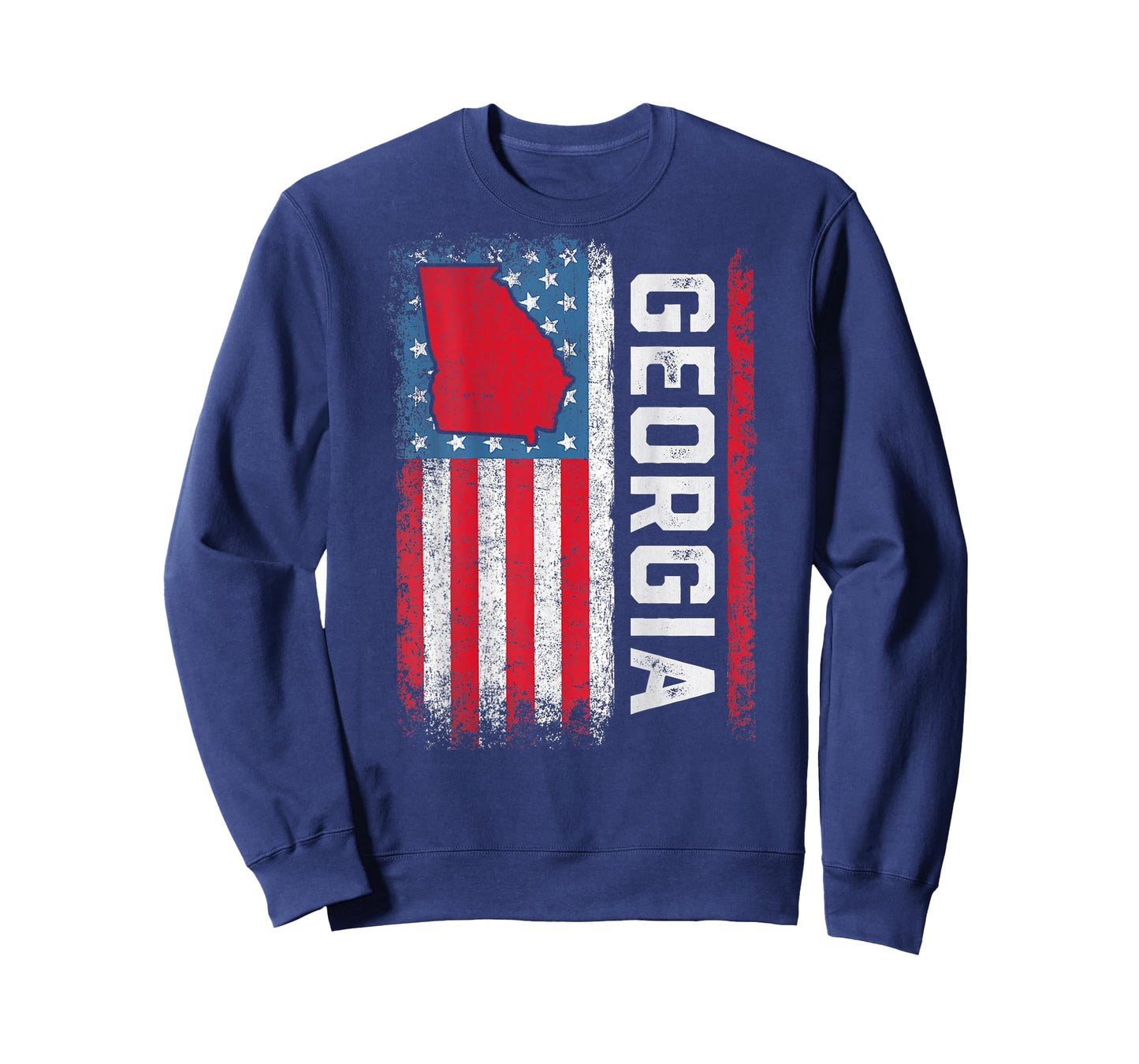 Vintage Georgia State USA Flag Shirt Georgia (On Back) T-Shirt