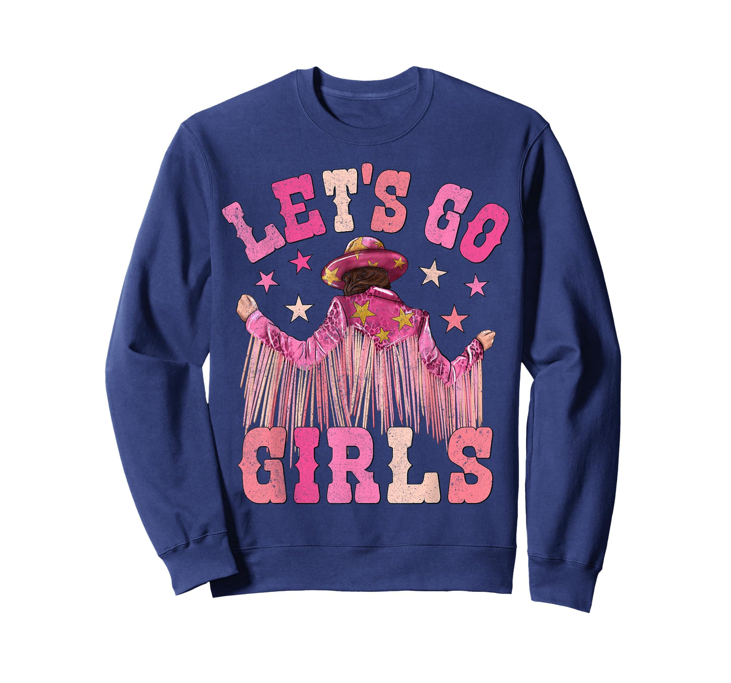 Let's Go Girls Western Country Cowgirl Bachelorette Matching T-Shirt