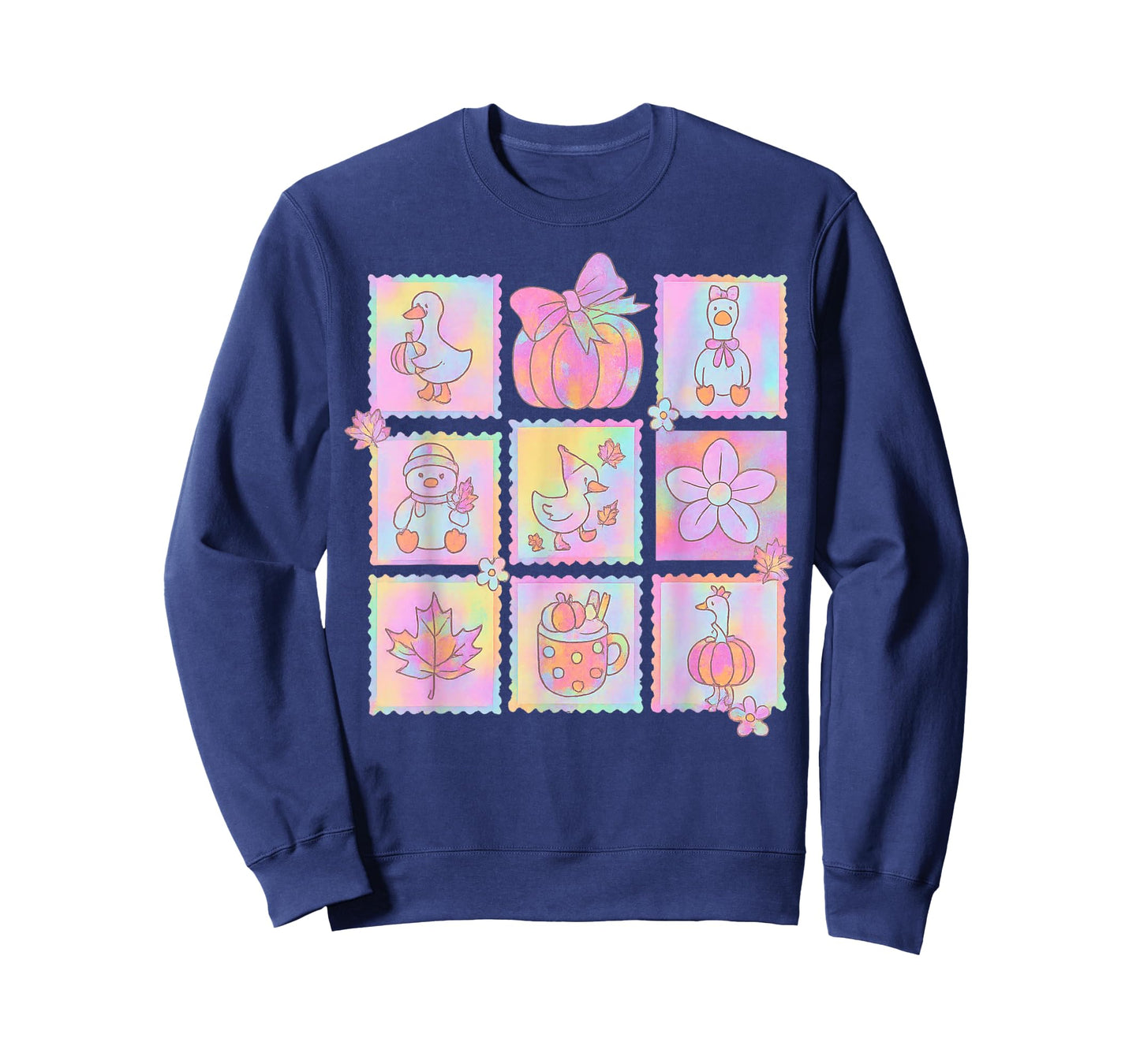 Funny Thankful Vibes Pumpkin Coquette Retro Thanksgiving T-Shirt