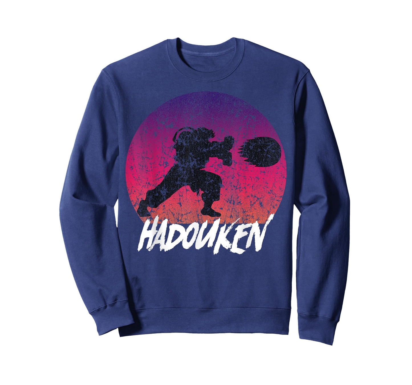 Retro Vintage Hadouken Fighter T-Shirt Small