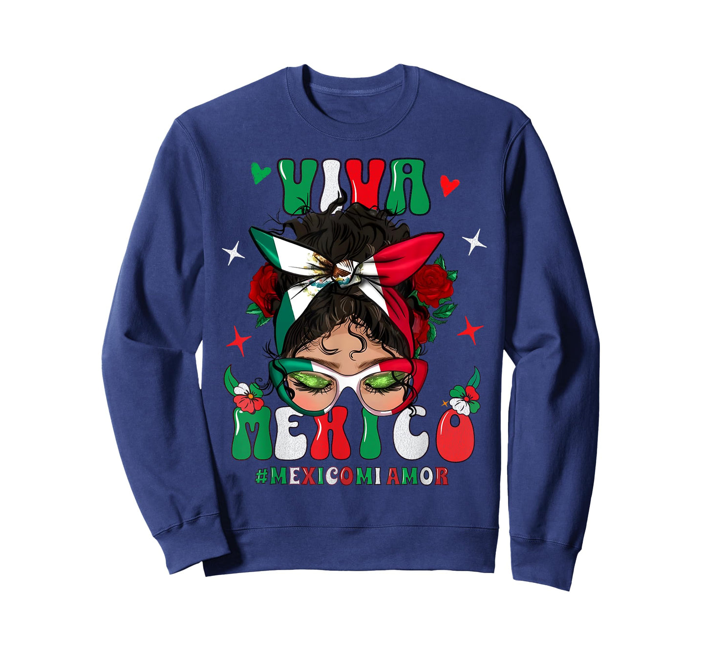 Viva Mexico Apparel Mexican Flag Kids Girl Women Pride T-Shirt