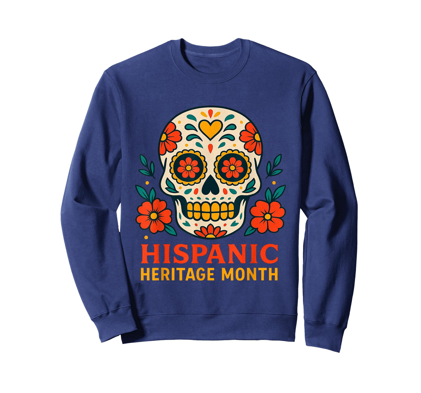 Hispanic Heritage Month Skull Latino Flags Countries Women T-Shirt