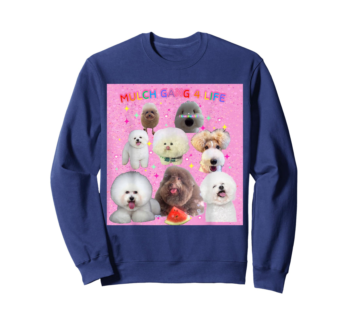 Mulch Gang 4 Life MulchMaxxing Puppy Dog Meme Mulchposting T-Shirt