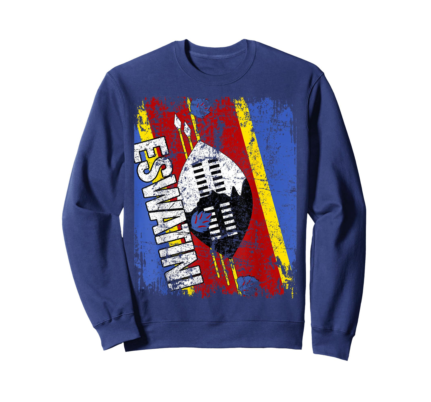 ESWATINI Flag Vintage Distressed SWAZILAND ESWATINI SWAZI T-Shirt