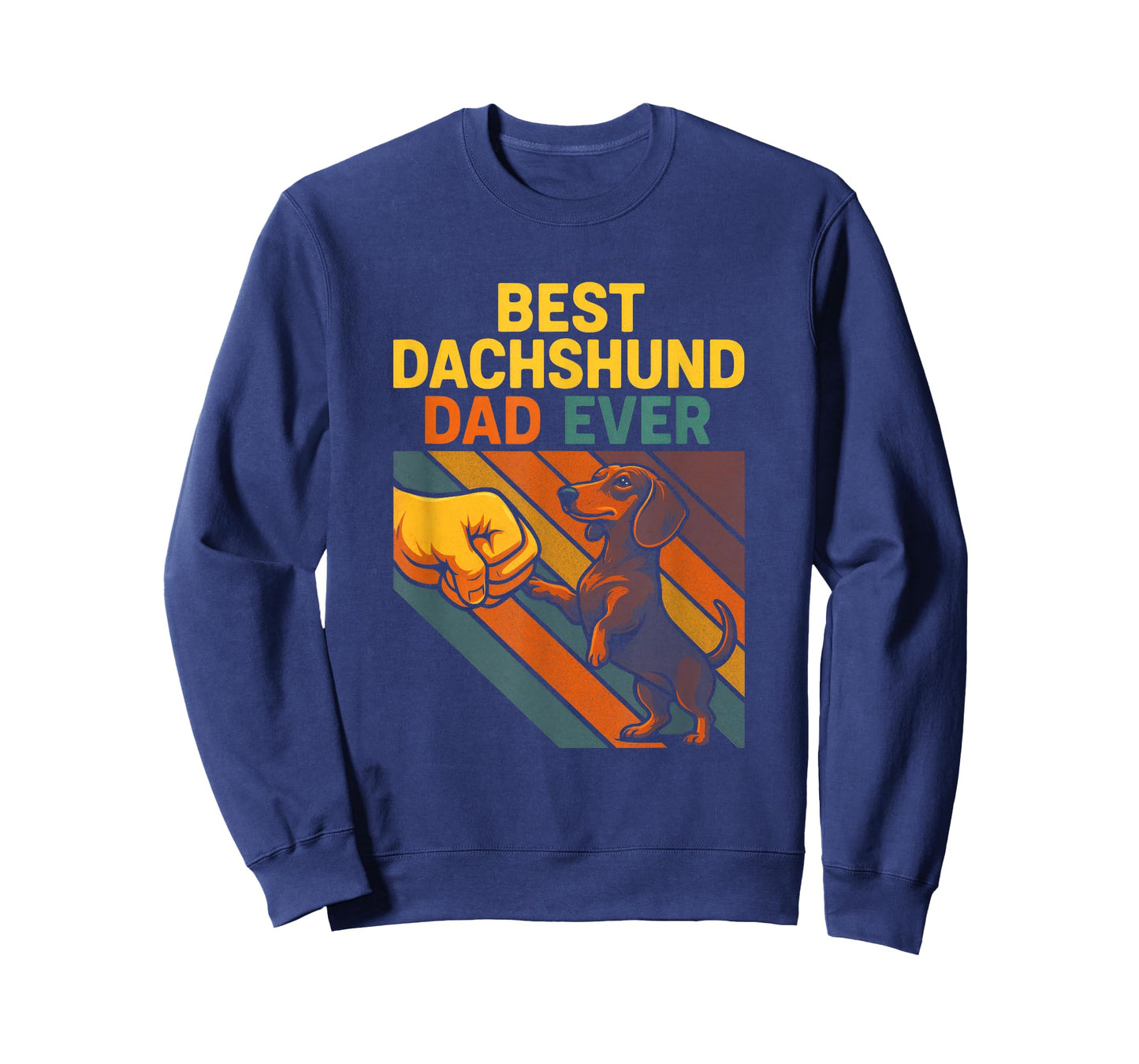 Best Dachshund DAD Ever - Funny Weiner Dog T-Shirt