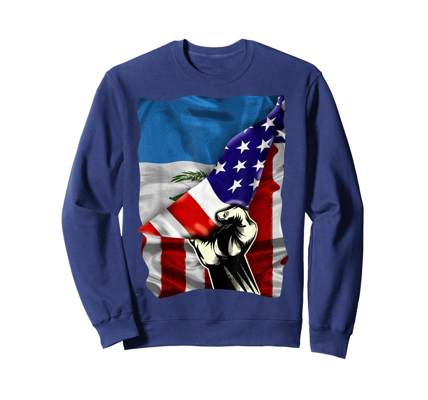 Half American Flag Guatemalan ROOTS USA Flag Guatemala DNA T-Shirt