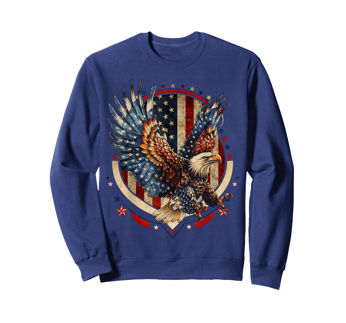 American Bald Eagle USA Flag Patriotic Eagle 4th of July T-Shirt