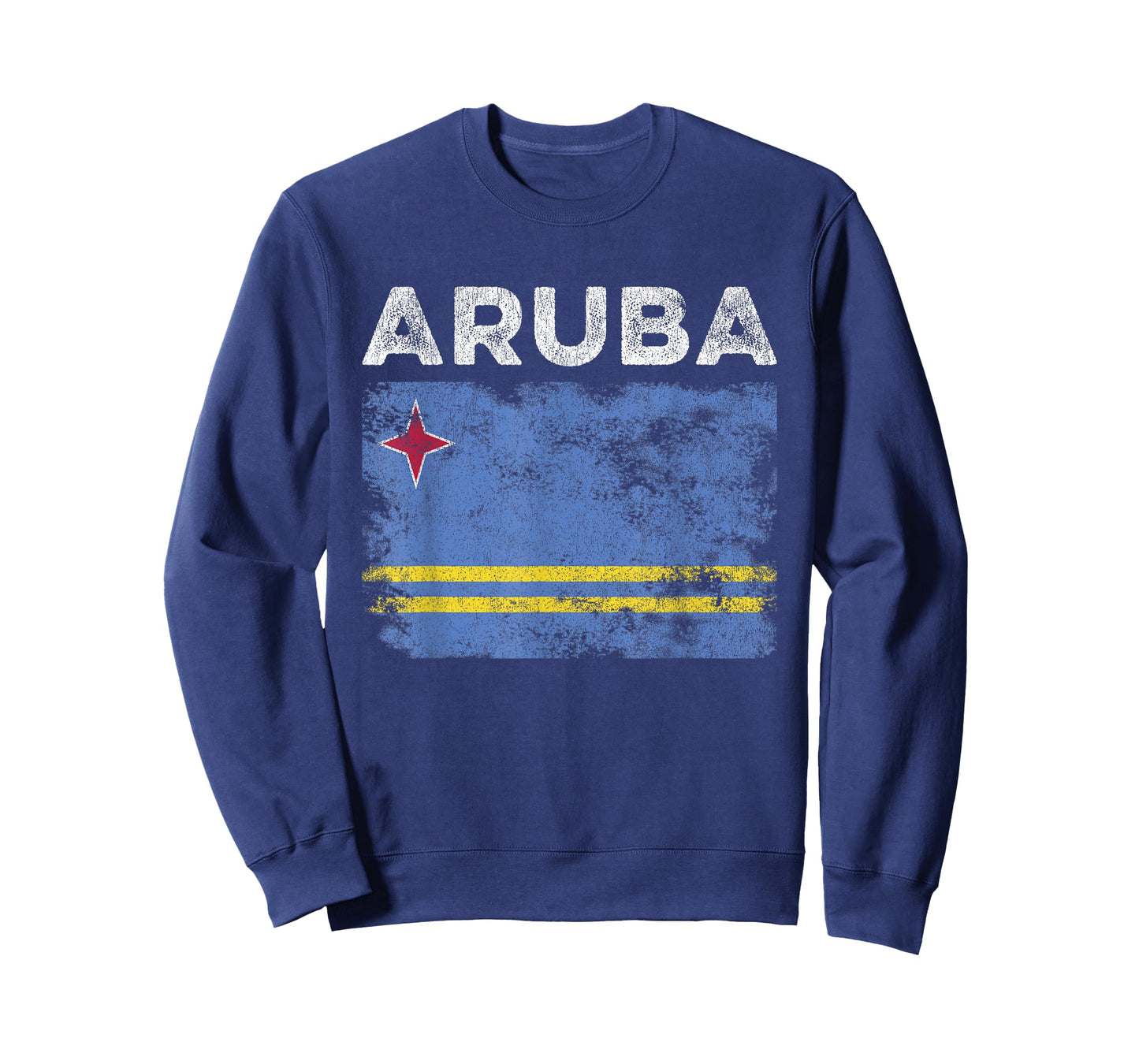 Aruba Flag Distressed - Men Women Kids - Aruban Flag T-Shirt