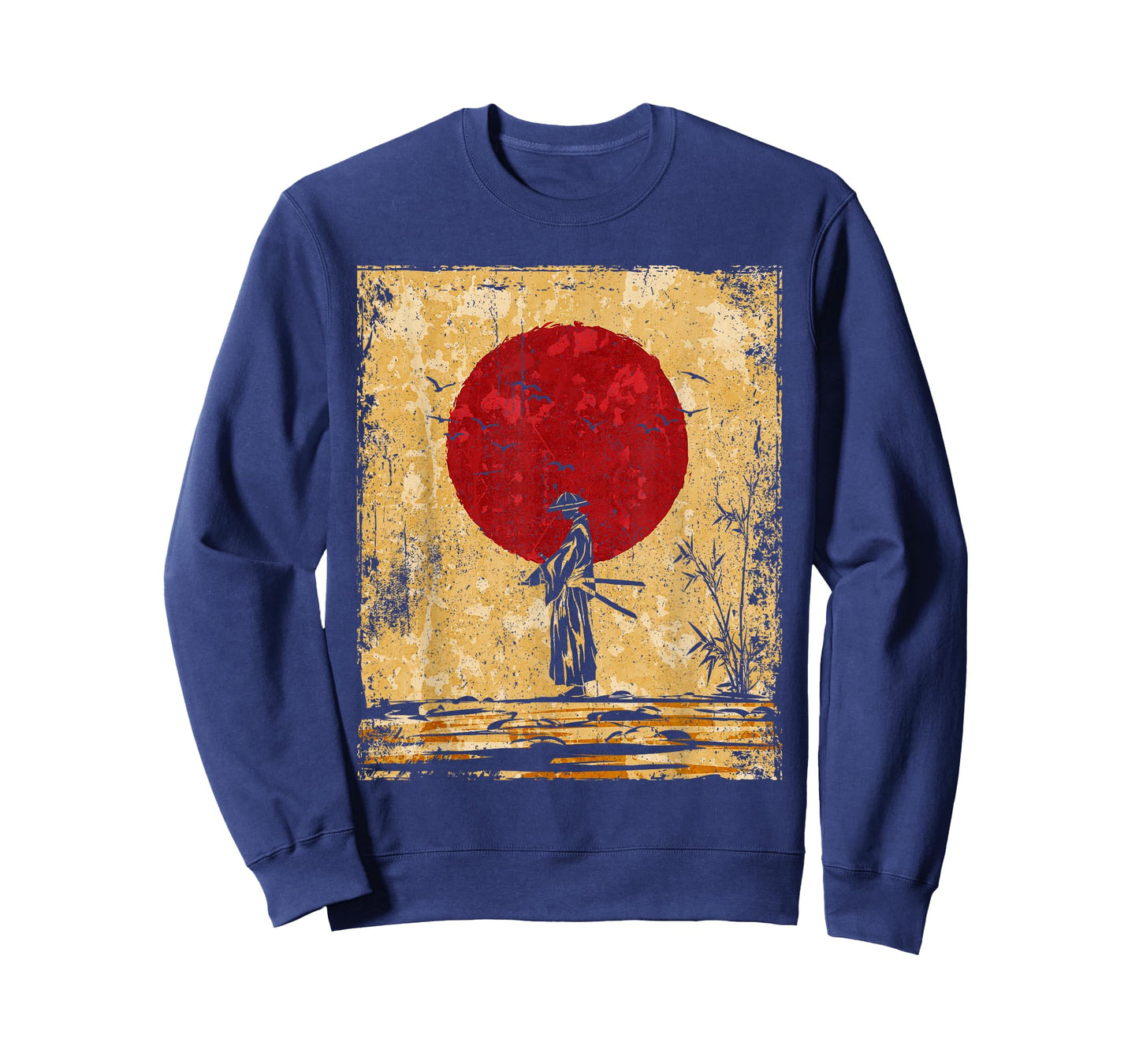 Samurai Japanese Art Vintage Fighter Retro T-Shirt